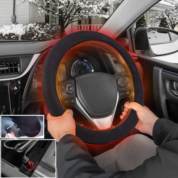 Heated Steering Wheel Cover2